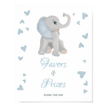 Blue Elephant Favorit & Prizes Kinderduschzeichen