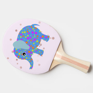 Blue Elephant Ping Pong Paddle Tischtennis Schläger