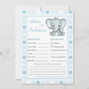 Blue Elephant Polka Dot Baby Vorhersage & Beratung