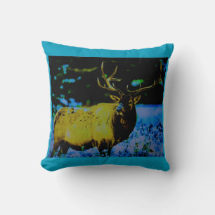 Blue Elk Kissen