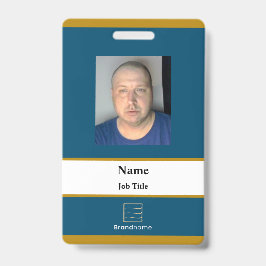 Blue Employee ID Abzeichen Ausweis