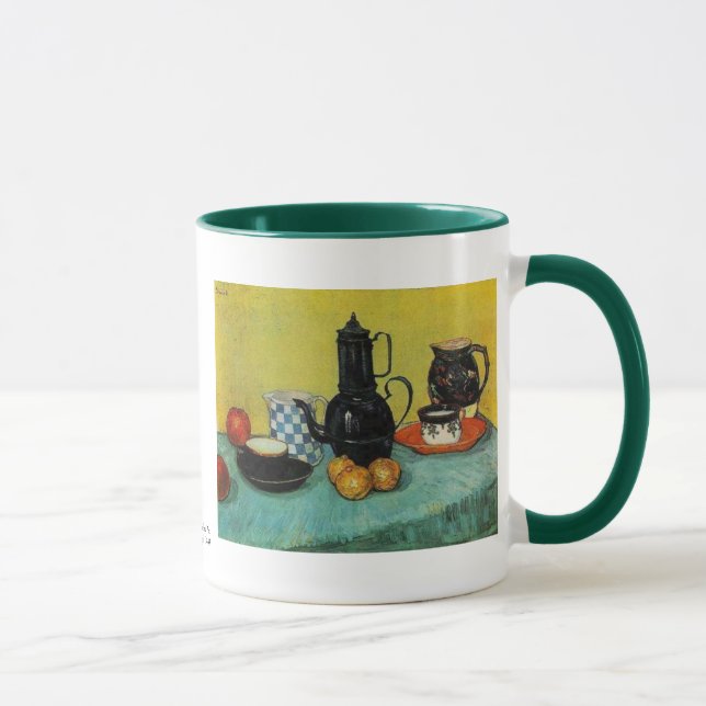 Blue Enamel Coffee Pott von Vincent van Gogh Tasse (Rechts)