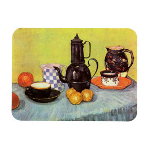 Blue Enamel Coffeepot von Vincent van Gogh Magnet