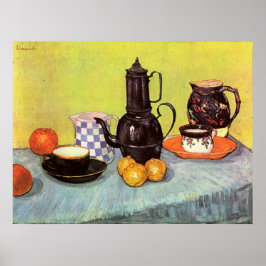 Blue Enamel Coffeepot von Vincent van Gogh Poster