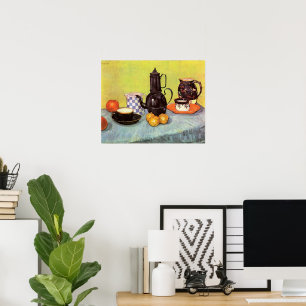 Blue Enamel Coffeepot von Vincent van Gogh Poster
