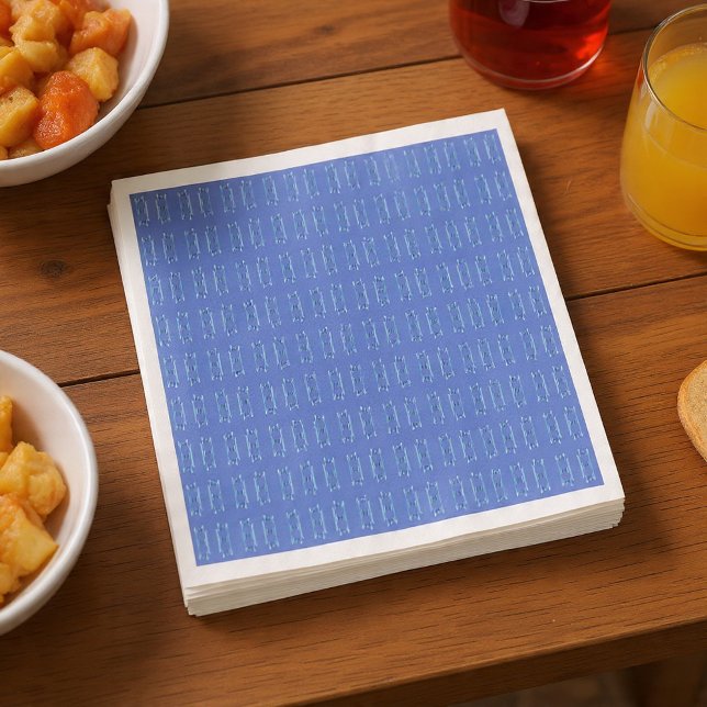 Blue Etchings Serviette (Von Creator hochgeladen)