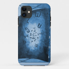 Blue Ethiopian Letters Art Case-Mate iPhone Hülle