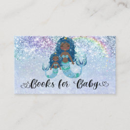 Blue Ethnic Mermaids Under Sea Books for Baby Begleitkarte