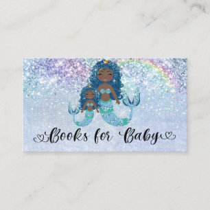 Blue Ethnic Mermaids Under Sea Books for Baby Begleitkarte