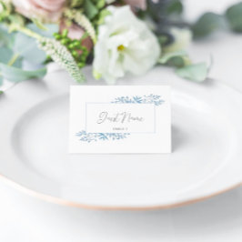 Blue Eucalyptus Wedding Escort Platzkarten Tischnummer