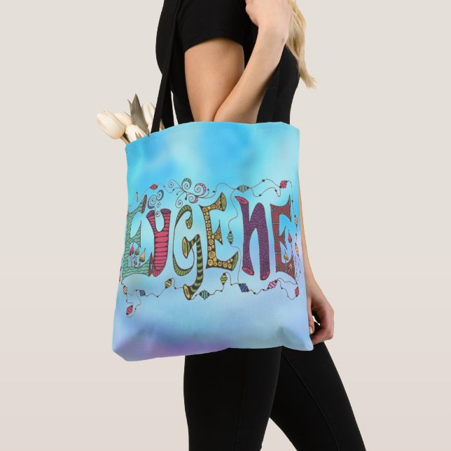 Blue Eugene Tote Bag (Von Nahem)