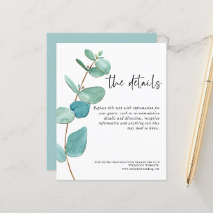 Blue Eukalyptus Wedding Informationen