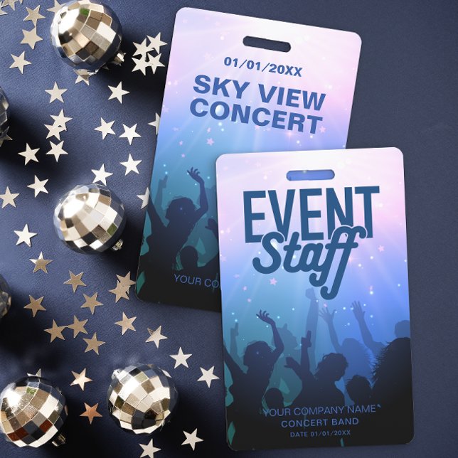 Blue Event Abzeichen für Konzerte oder Festivals Ausweis (Von Creator hochgeladen)