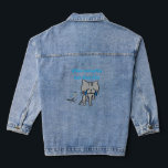 Blue Everyday Jeansjacke<br><div class="desc">'When Everyday has been blue Denim Jacket, designed for fun-loving sayings.</div>