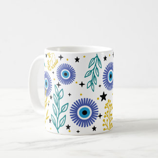 Blue Evil Eye Kaffeetasse
