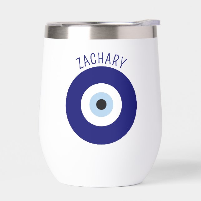 Blue Evil Eye Viel Glück & Protection Symbol (Links)