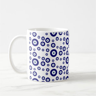 Blue Evil Eye Viel Glück & Protection Symbol Kaffeetasse