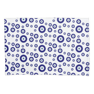 Blue Evil Eye Viel Glück & Protection Symbol Kissenbezug