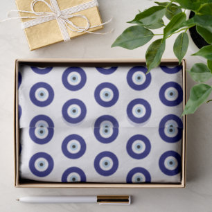Blue Evil Eye Viel Glück & Protection Symbol Seidenpapier
