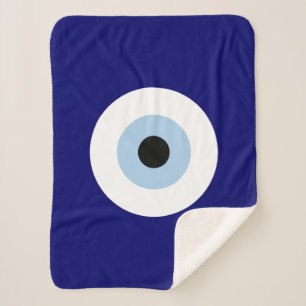 Blue Evil Eye Viel Glück & Protection Symbol Sherpadecke