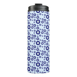 Blue Evil Eye Viel Glück & Protection Symbol Thermosbecher