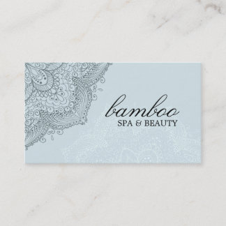 Blue Exotic Wellness-Center Business Card Visitenkarte