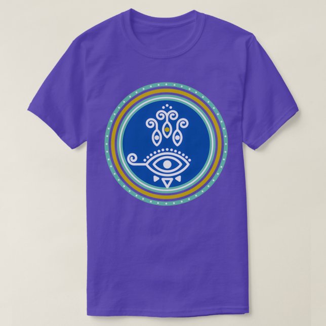 Blue Eye Amulet T-Shirt (Design vorne)