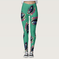 Blue Eye Art Custom Leggings