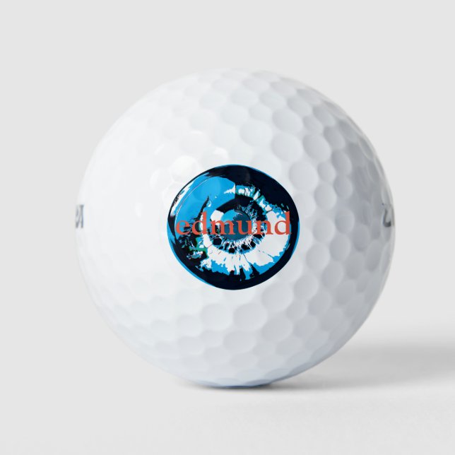 Blue Eye Ball Golf Ball (Vorderseite)