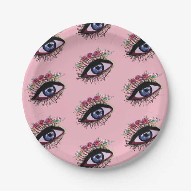 Blue Eye & Blume Custom Paper Teller (Vorderseite)
