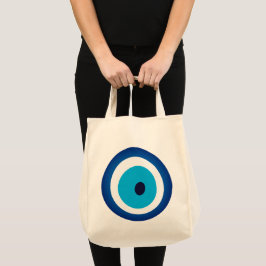 Blue Eye Lucky Charm Tragetasche
