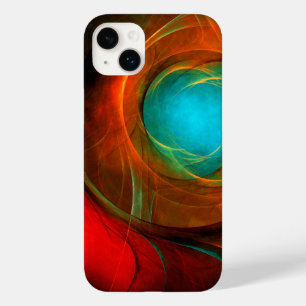 Blue Eye Moderne Abstrakte Kunst Cooles Muster #16 Case-Mate iPhone 14 Plus Hülle