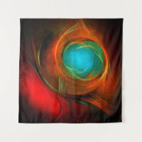Blue Eye Moderne Abstrakte Kunst Cooles Muster #16
