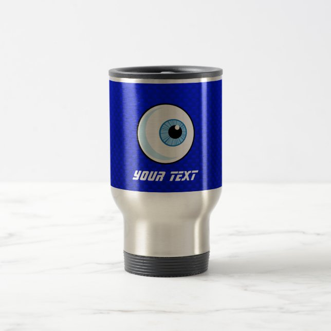 Blue Eyeball Reisebecher (Mittel)