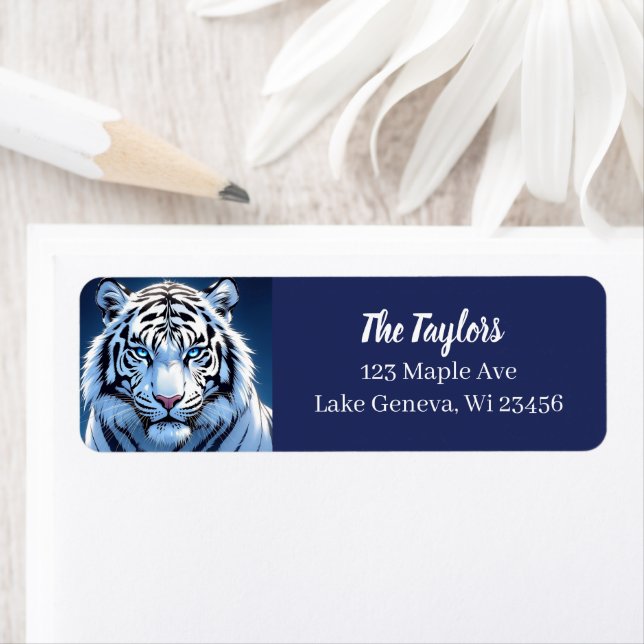 Blue eyed White Tiger Personalized (Insitu)