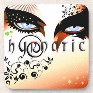 Blue Eyes Fashion Make Up Getränkeuntersetzer