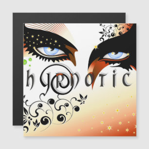 Blue Eyes Fashion Make Up Magnetkarte