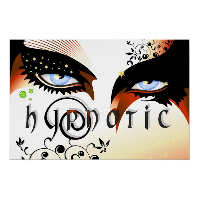 Blue Eyes Fashion Make Up Poster (Vorderseite)