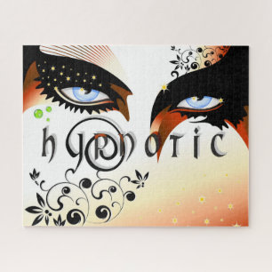 Blue Eyes Fashion Make Up Puzzle