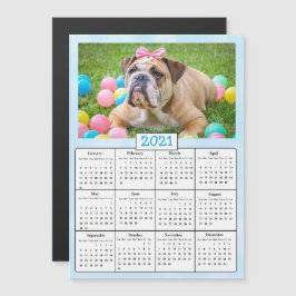 Blue Faded Background Foto Mini 2021 Kalender Magneteinladung