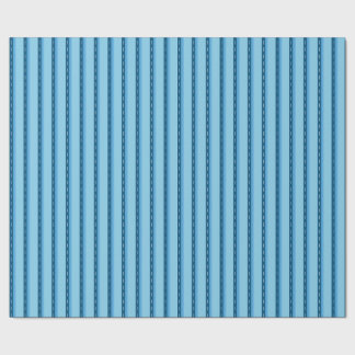 blue faded stripes with dots geschenkpapier