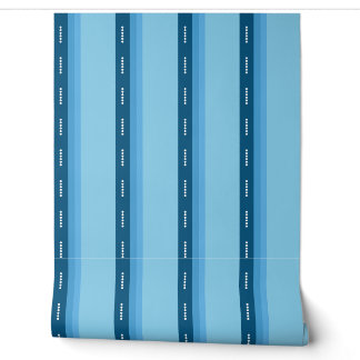 blue faded stripes with dots tapete