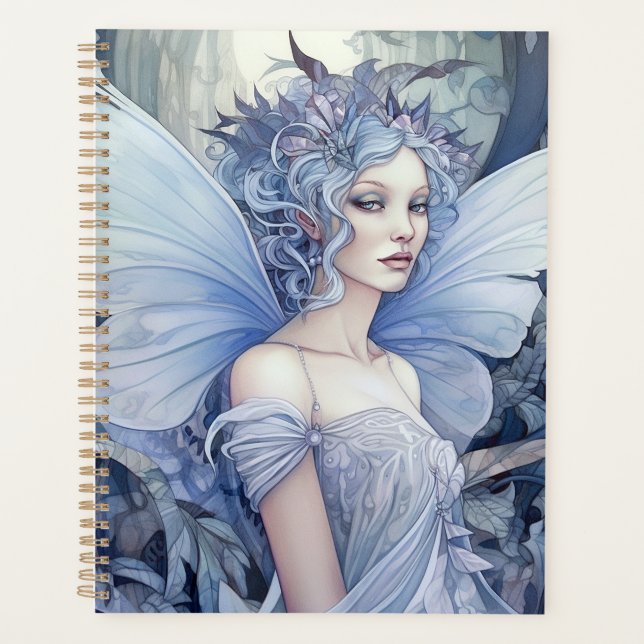 Blue Fairy Fantasy Art Planer (Vorderseite)