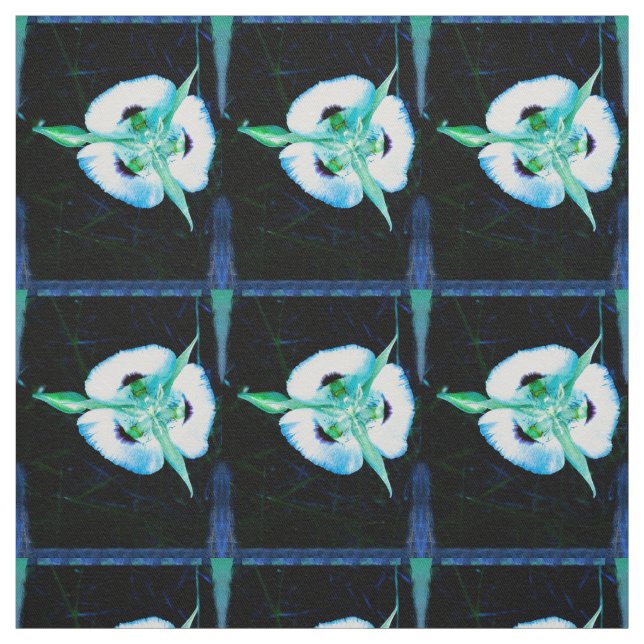 Blue Fairy Lily Stoff (Muster)