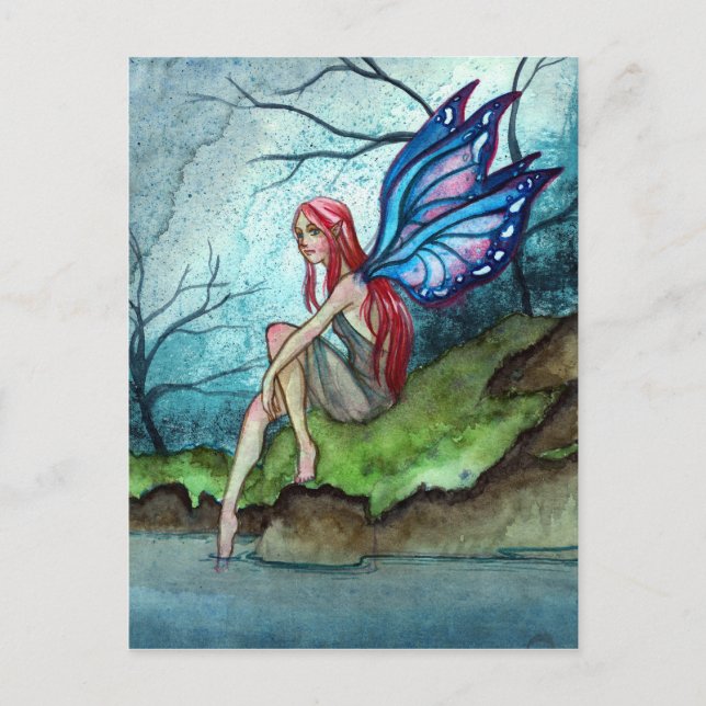 Blue Fairy Postkarte (Vorderseite)