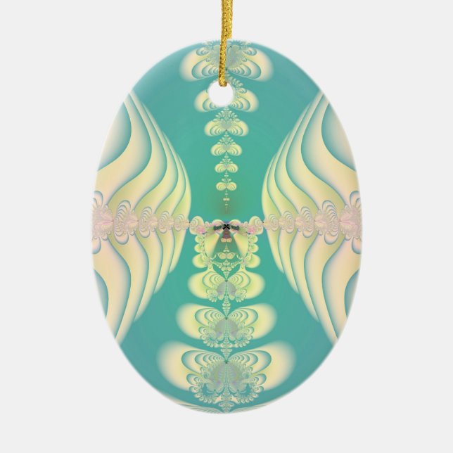 Blue Fairytale Keramikornament (Vorne)