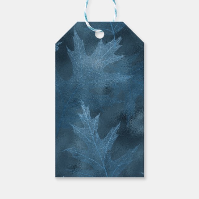 BLUE FALL AUTUMN BLAVES GESCHENKANHÄNGER (Vorderseite)