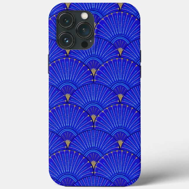 Blue Fans Case-Mate iPhone Gehäuse Hülle (Rückseite)