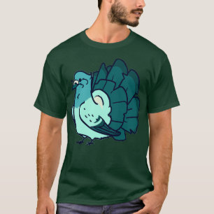 Blue Fantail Pigeon T-Shirt