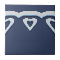 Blue Fantasy Forest Mural Woodland Border Scroll